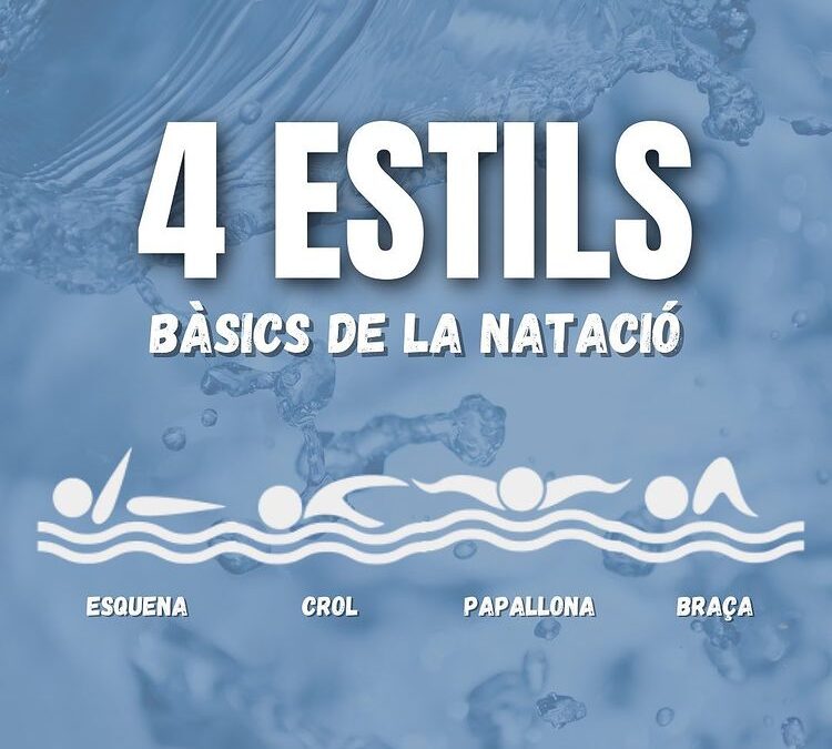 4 estils bàsics de la natació